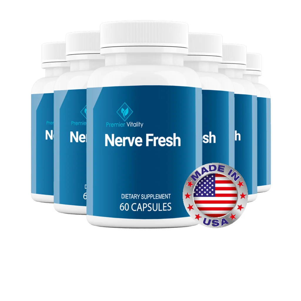 Nerve Fresh 60-capsule product bottle artwork